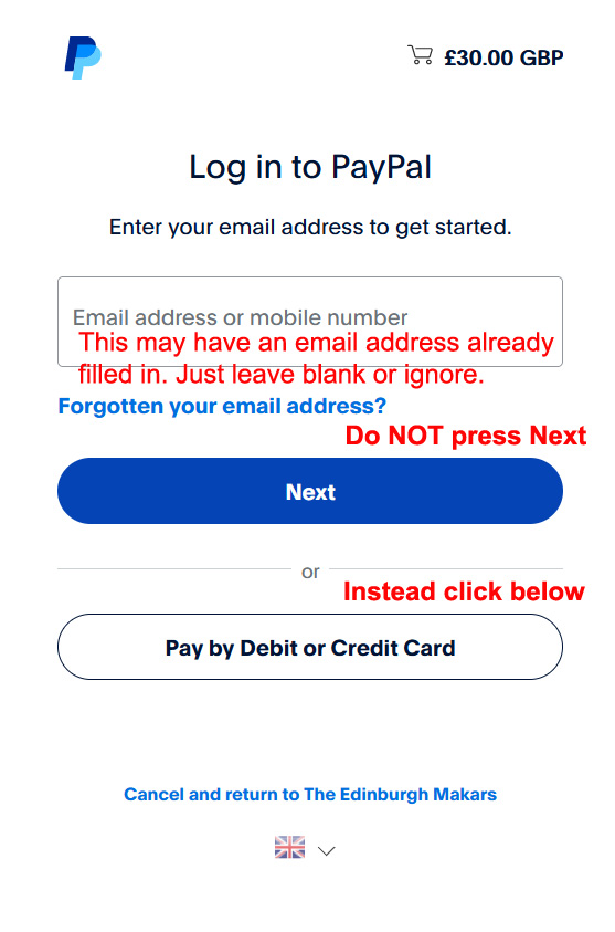 Paypal page 1