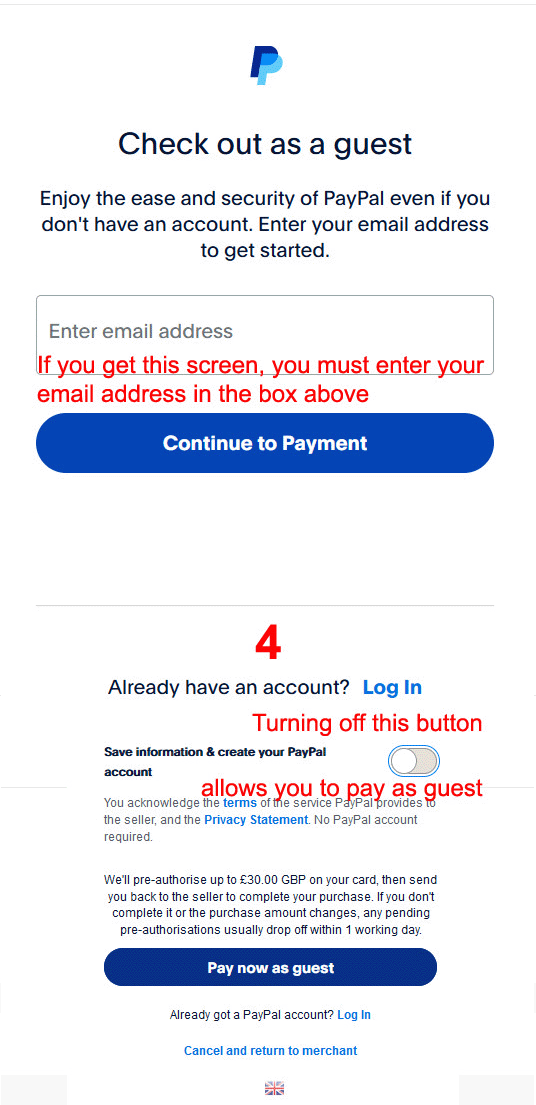 Paypal page 2
