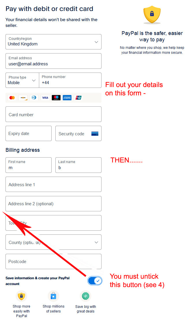 Paypal page 3